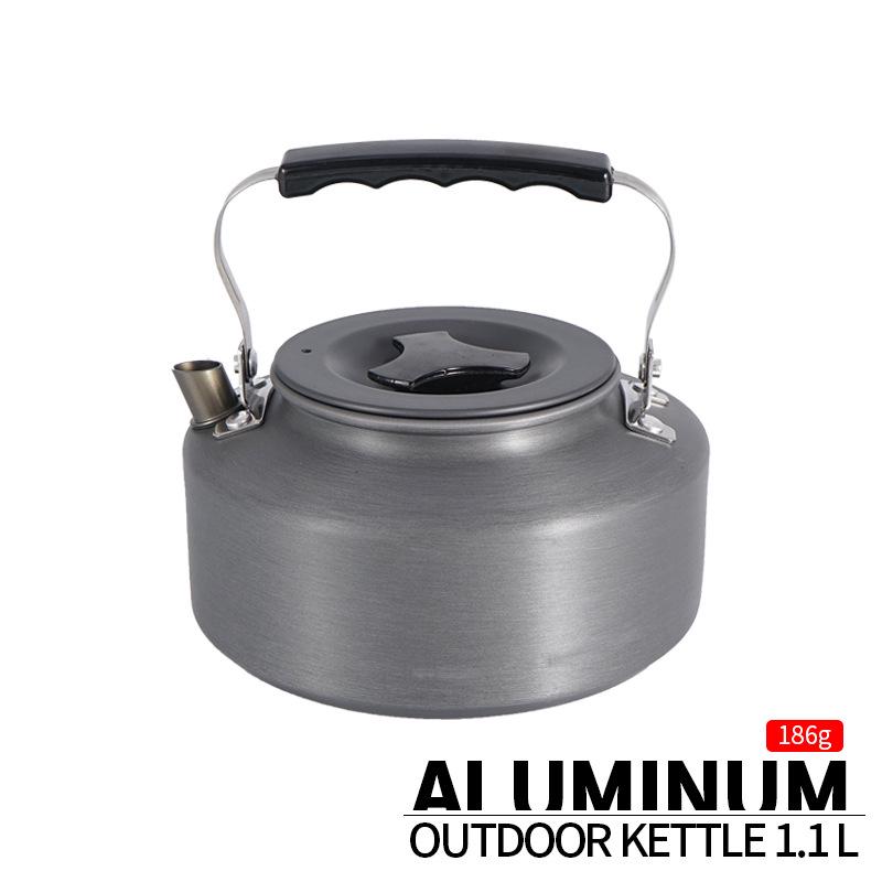 1.1L Portable Outdoor Camping Kettle and Teapot Set