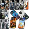 Narutos Uchiha Sasuke Kakashi Protective Cover for Xiaomi Redmi Note 12 11 10 A3 Pro 10A 10C 12C Note12 5G Phone Case