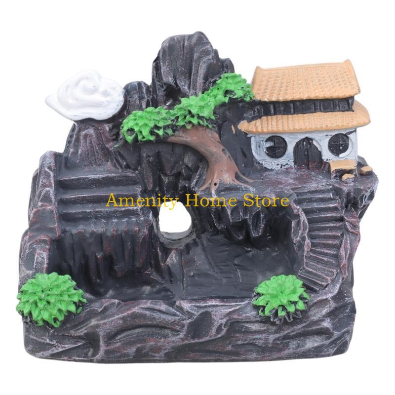 F26C Decorative Incenses ArtCrafts Flower Backflows Incenses Burners  Gift for Meditations Enthusiasts Home Decorations