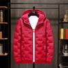 Padded men's winter velvet padded clothes winter coat hooded padded jacket men