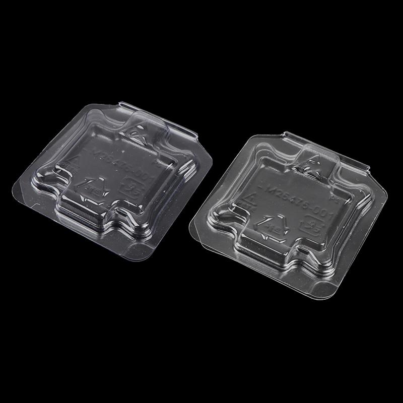 10Pcs Cpu Box Cpu Plastic Protective Case Cpu Clamshell Tray Case Container