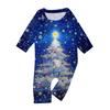 Christmas Print Family Outfit Long Sleeve Top + Pants Set Family Outfit