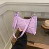 Urban Minimalist Pu Underarm Bag With Zipper Closure For Daily Use