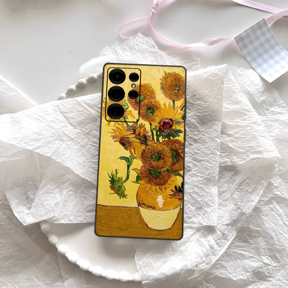 Van Gogh Oil Painting Phone Case For Samsung S 24 Fe 25 Ultra Plus 20 Lite 21 30 22 23 24 22 Ultra 5G Fundas