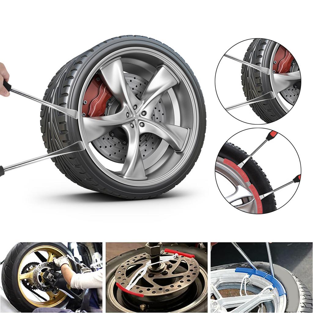 Versatile Motorcycle Tire Changing Lever Easy To Carry Motorbike Tire Pry Bar Compact Motorcycle Tire Removal Tool