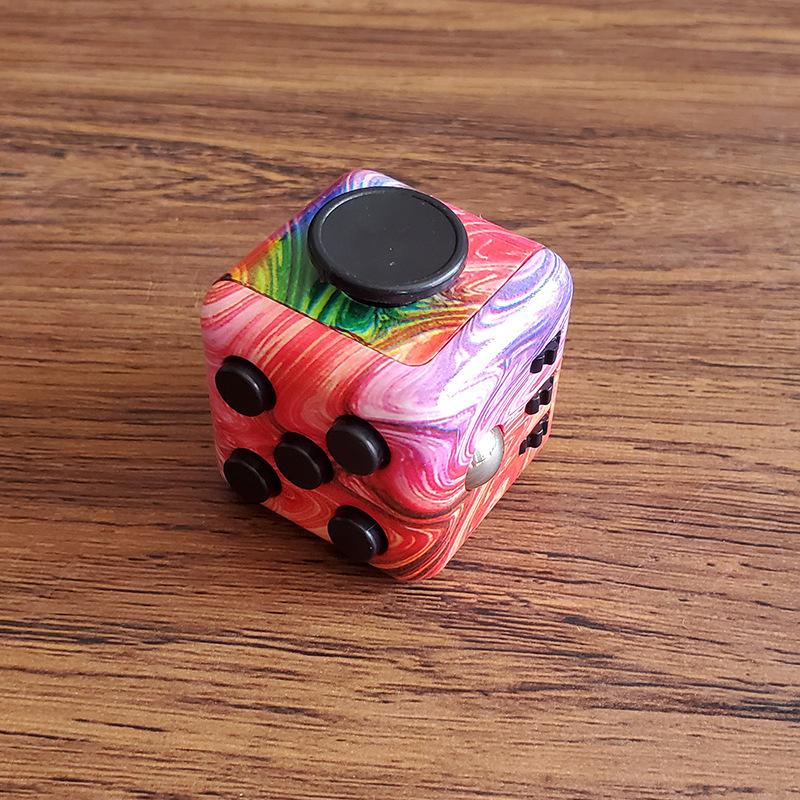 Adhd Autism Mini Decompression Anti Stress Relief Magic Finger Dice Fidget Cube Sensory Toys Kids Adults Decompression Vent Set