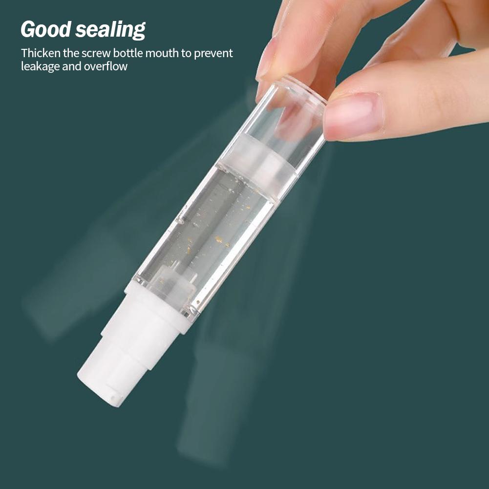 5/10ML Liquid Foundation Travel Bottle Cosmetics Eye Cream Vacuum Bottle Press Bottle Spray Bottle Travel Portable Refillable Bottles