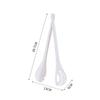 Removable Long-Handled Pasta Clips 3 in 1 Bread Food Tongs Egg Beater Cake Cream Mixer Kitchen Utensil
