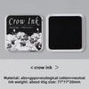 New Square Student Ink Pad Quickly Drying Neutral Ink Self Ink Stamp Multiple Colors Eco-cotton Stationery Inkpad for Students