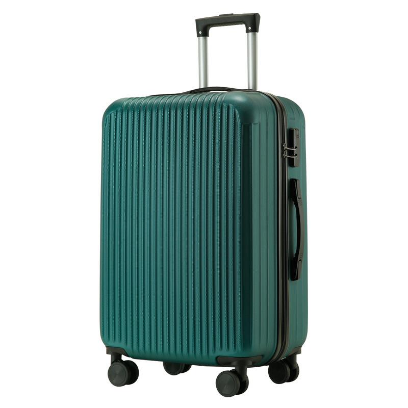 Military Green Retro Suitcase with Silent Wheels – Unisex 20-Inch Large Capacity Trolley