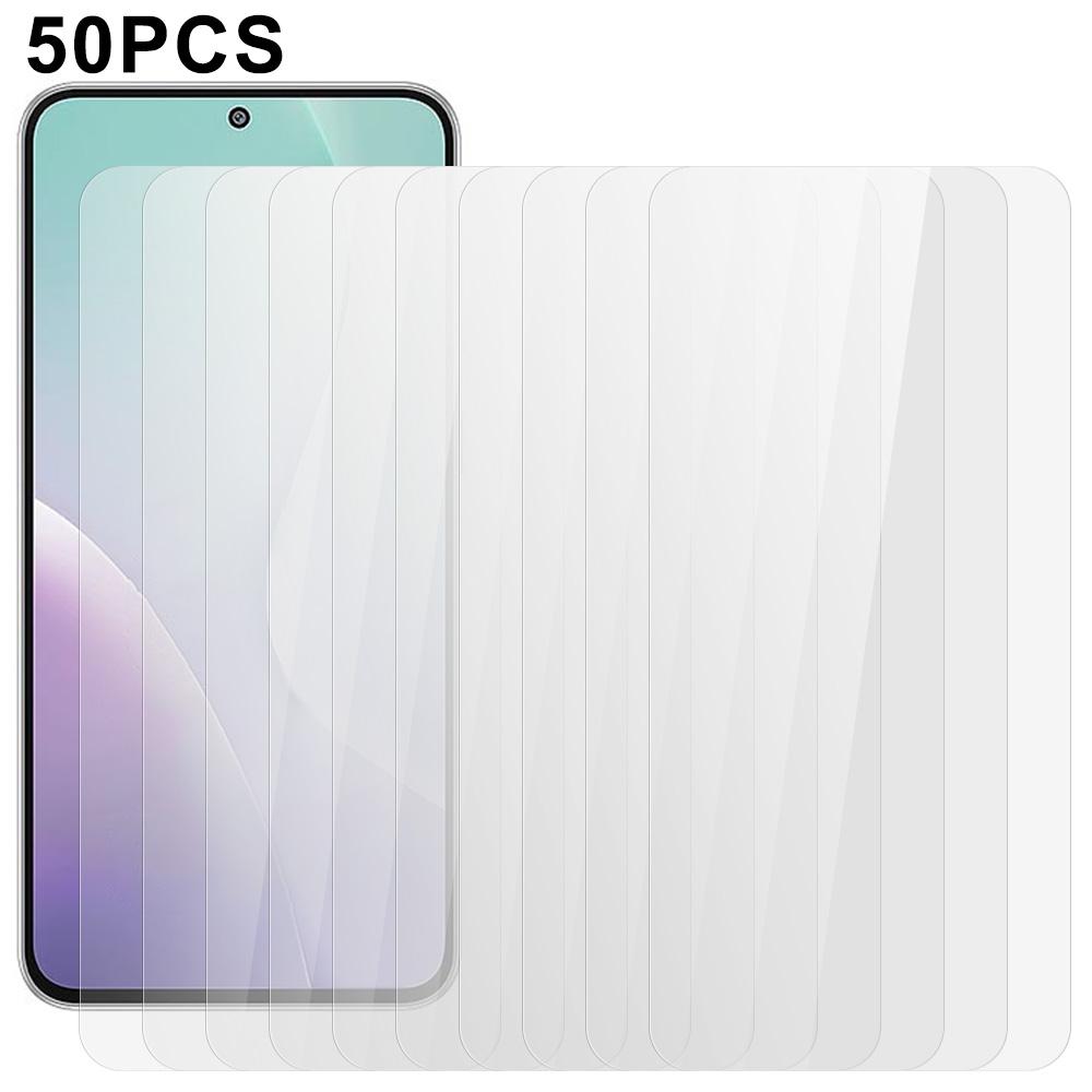 

50 шт. Для Samsung Galaxy M56 5G/F56 5G Захисне скло Повний клей Загартоване скло Прозора плівка для екрану As Shown A