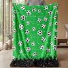 Football Color Explosion Theme blanket Lightweight Warm Flannel Blanket Decorative Throw Blanket for Home Decoration