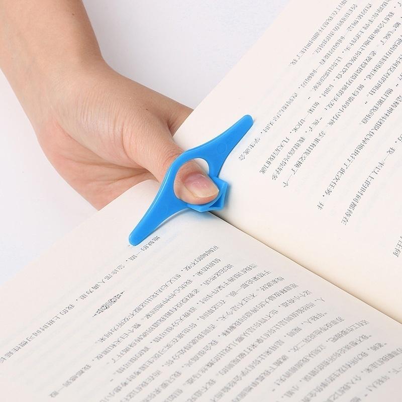 3Pcs Thumb Convenient Multifunction Book Holder Bookmark Finger Ring Book Markers