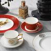 Noritake Cup Saucer 240cc Aidan Gold 1 Customer Red Bone China & (Coffee Tea) T93687/4941-1