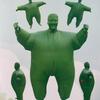Inflatable Sumo Wrestler Costume Full Body Suit Adult Party Cosplay Halloween Festival Fancy Dress Outfit