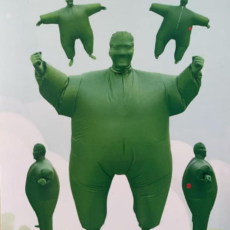 Inflatable Sumo Wrestler Costume Full Body Suit Adult Party Cosplay Halloween Festival Fancy Dress Outfit