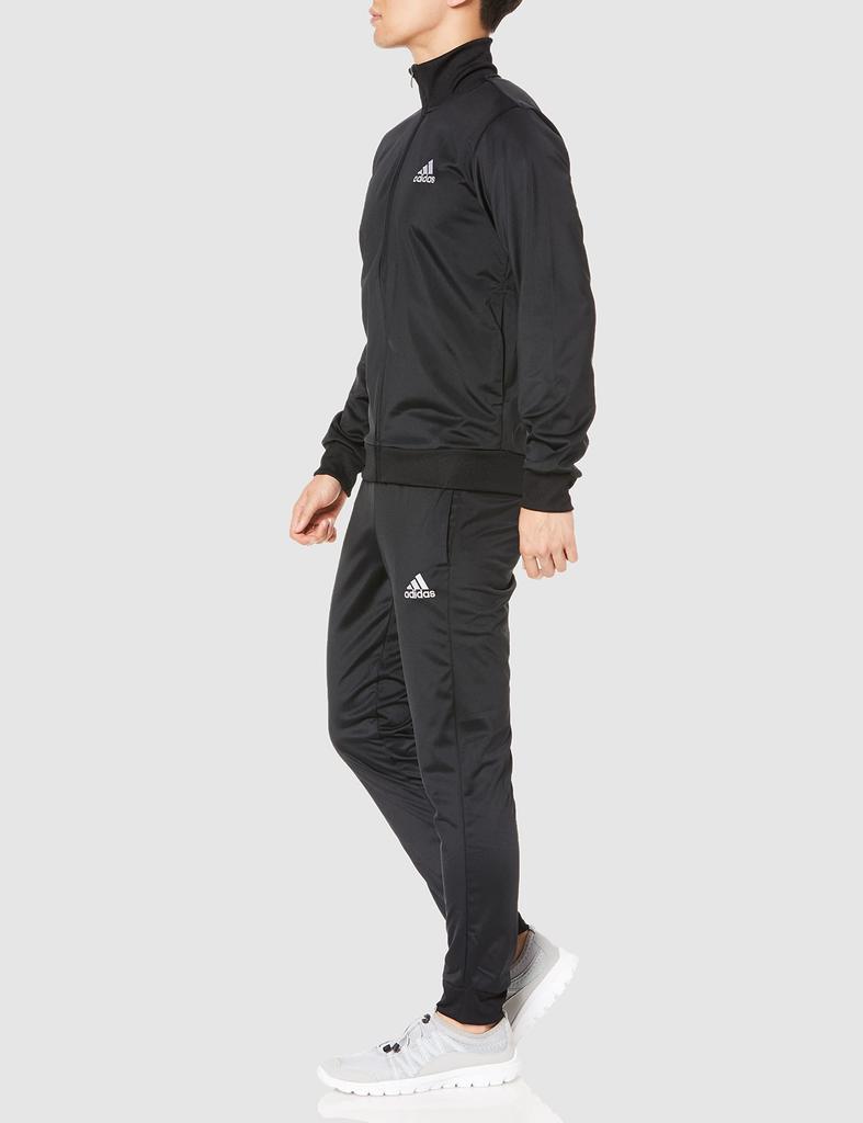 Essentials Small Logo Tracksuit Jersey Set [Adidas] 28901/ECT29 Men's Top Black/White Bottom Black/White (GK9656) J/M