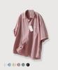 MOOD INSIDE Semi-Over Pigment Half Shirt _6 Colors