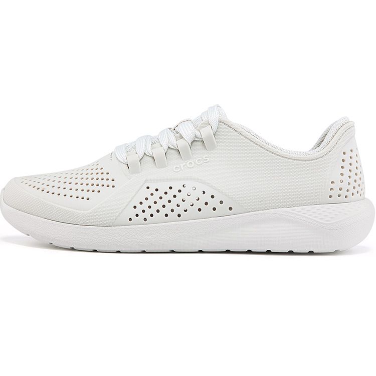 Crocs Literide Lightning Low Top Casual Shoes Women sneakers Off-White 205234-1CN 37-38