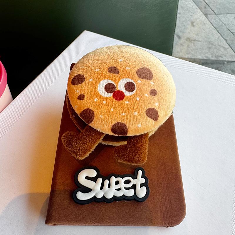 Kreativní zábavný plyšový přívěsek jídlo zápisník diář malý zápisník dívky nosí poznámky
