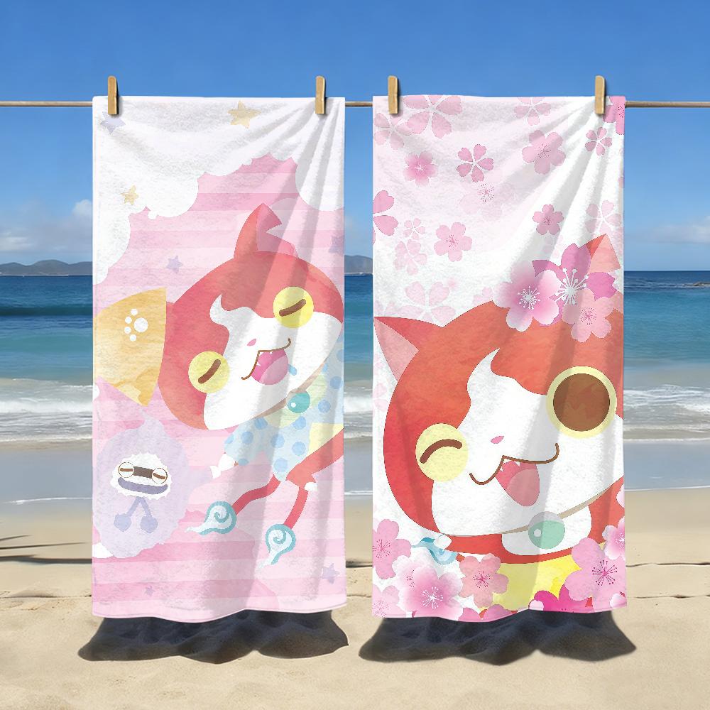 Manga Game Y-Yo-KaiS W-Watch-S Towel Sports Quick Dry Travel Camping Gear Sandproof Soft Light Large Beach Towel
