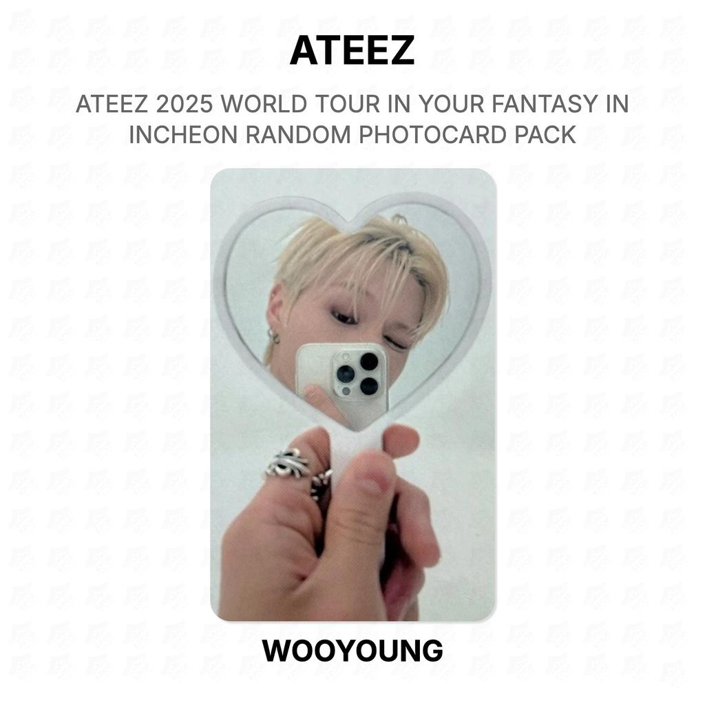 ATEEZ 2025 WORLD TOUR IN YOUR FANTASY IN INCHEON RANDOM PHOTOCARD PACK Official Photocard