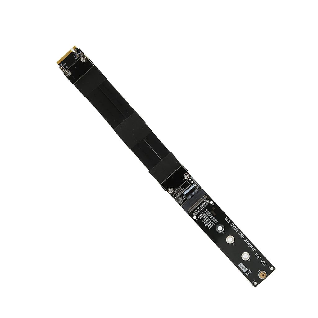 M.2 NVMe SSD Extension Cable PCB R44SF M.2 to PCI E 3.0 X4 32G bps M Key Extender for Win for Linux
