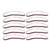 10pcs 3/8 X 21 Inch Sanding Belt 533 X 9mm Abrasive Band Strap Sandpaper Belt  For Belt Sander