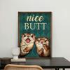 Lontras Bonitas Belas Bundas Cartaz de Tela Impressões de Papel Higiênico Engraçado Decoração de Parede de Banheiro Decoração de Banheiro Arte de Parede Pintura