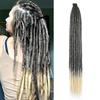 24 Inch Synthetische Dreadlock Haarverlengingen 10 Stukken/Partij Hippie Single Ended Dreads Loc Extensions Reggae Stijl Haak Haar