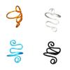 10x Crochet Tension Ring Adjustable Companion Ring Lefties & Righties Yarn Tension Control Ring for Crocheters Knitters