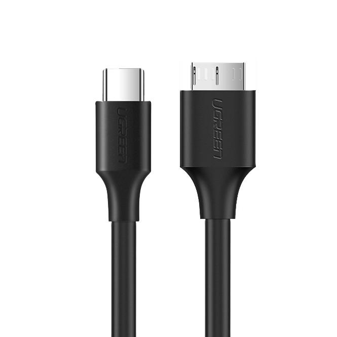 Ugreen 1m USB-C To Micro USB-B 3.0 High-Speed Data Transfer Cable, Model US312 20103 - Black