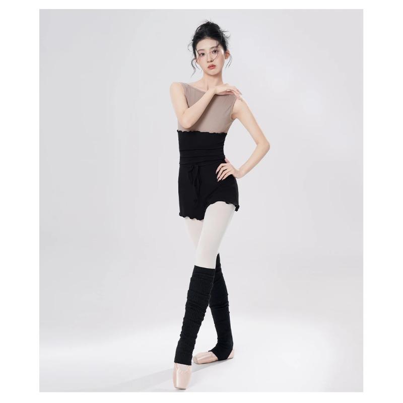 Pantaloncini da Boxer da Ballo Balletto per Ragazze e Donne, Pantaloncini Larghi a Maglia per Protezione Vita, Pantaloncini da Allenamento Danza Jogging, Vita Alta Corto
