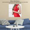 16Pcs Self Adhesive Square Shape PVC Mirrors Wall Stickers for Home Window Tiles