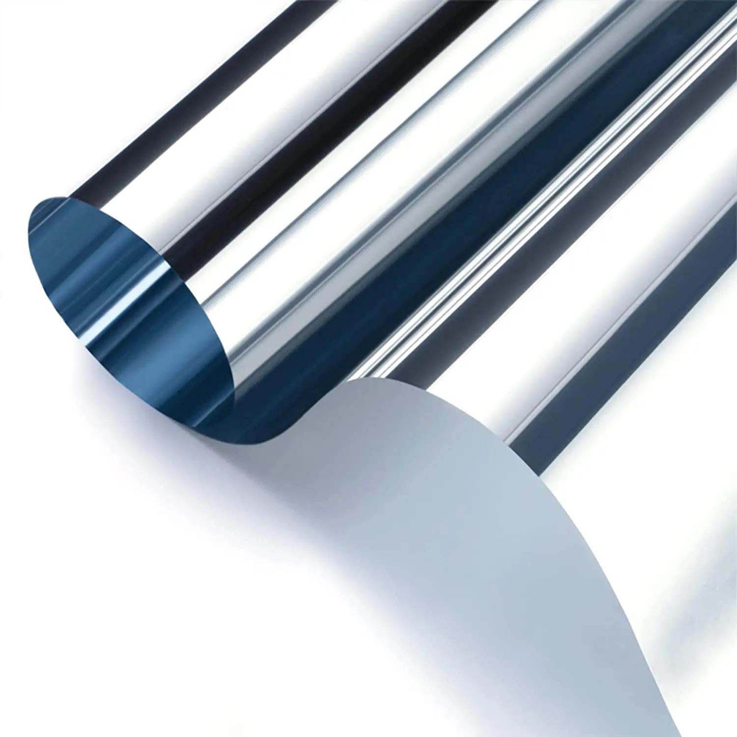 

Односторонняя зеркальная оконная пленка, светоотражающая самоклеящаяся пленка, солнцезащитная оконная наклейка, теплоизоляция, защита конфиденциальности, тонировка стекла 50x300 cm