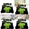 Billie Eilish Printed Duvet Cover Pillowcase Bedding Three Piece Set Use Bedroom
