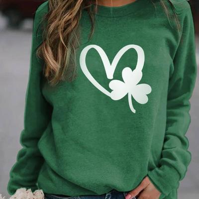 Lucky Clover Printed Women's Hoodie
