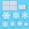 Weihnachtsdekorationen Fensteraufkleber Weihnachten Schneemann Schneeflocke Wandaufkleber PVC Fensteraufkleber Neujahr Zimmer Heimdekoration
