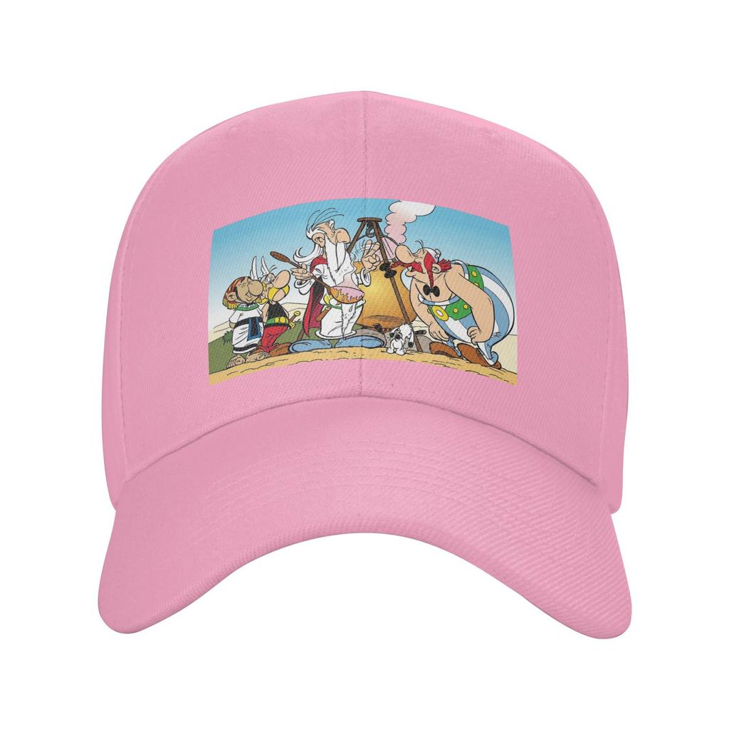 Unisex Baseball Hats Asterix And Obelix Dogmatix Outdoor Streetwear Summer Sports Baseball Caps Hip Hop Cap Casquette Hats