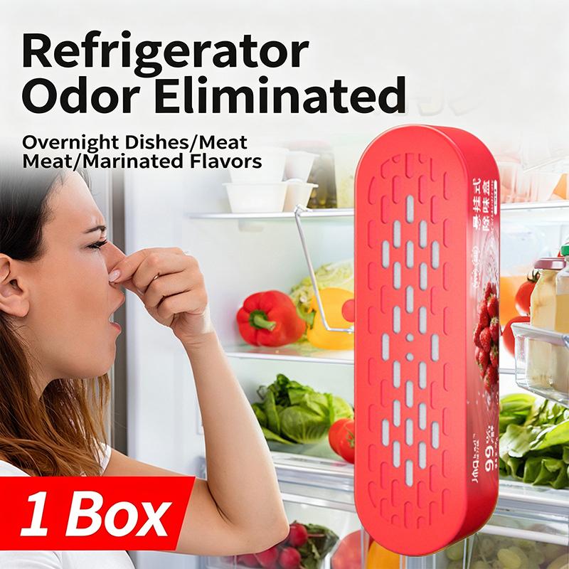 Hanging Refrigerator Deodorizer Box 99 Percent Antibacterial 24H Fast Odor Removal For Kitchen Keep Food Fresh Avoid Mixed Taste