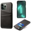 Phone Cover for iPhone 15 Pro,PU Leather Coated PC Protective Back Case with Dual Card Slots