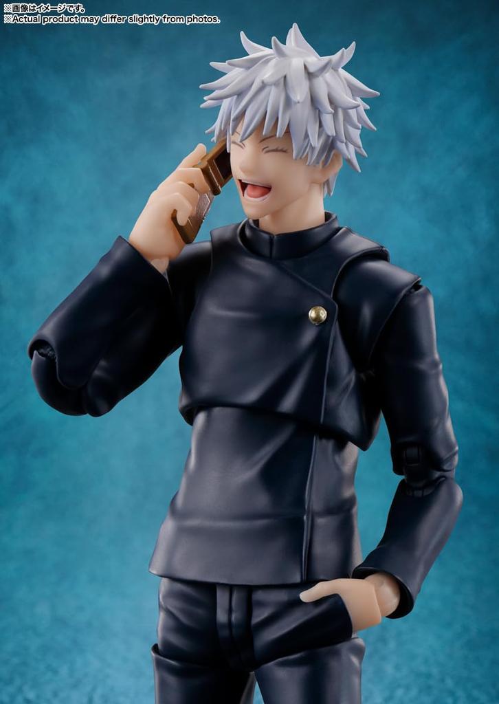 TAMASHII NATIONS Jujutsu Kaisen Gojo Satoru 160mm malovaná pohyblivá figurka SHFiguarts Kaidama/Tamaori -Jujutsu Kosen- Přibl.. PVC a ABS