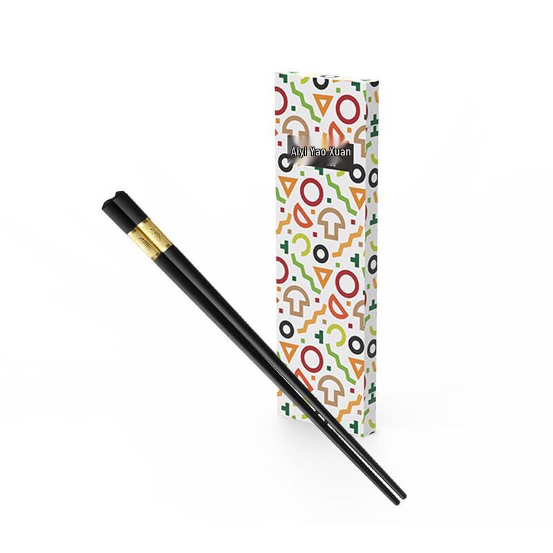 Kuaile Jinfu Alloy Chopsticks 5 pairs