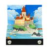 3D Memo Pad Calendar Sakura Fairy Tale Castle Notepad Desk Decoration Paper Bookmark Stationery Luxury Birthday Gift for Girls
