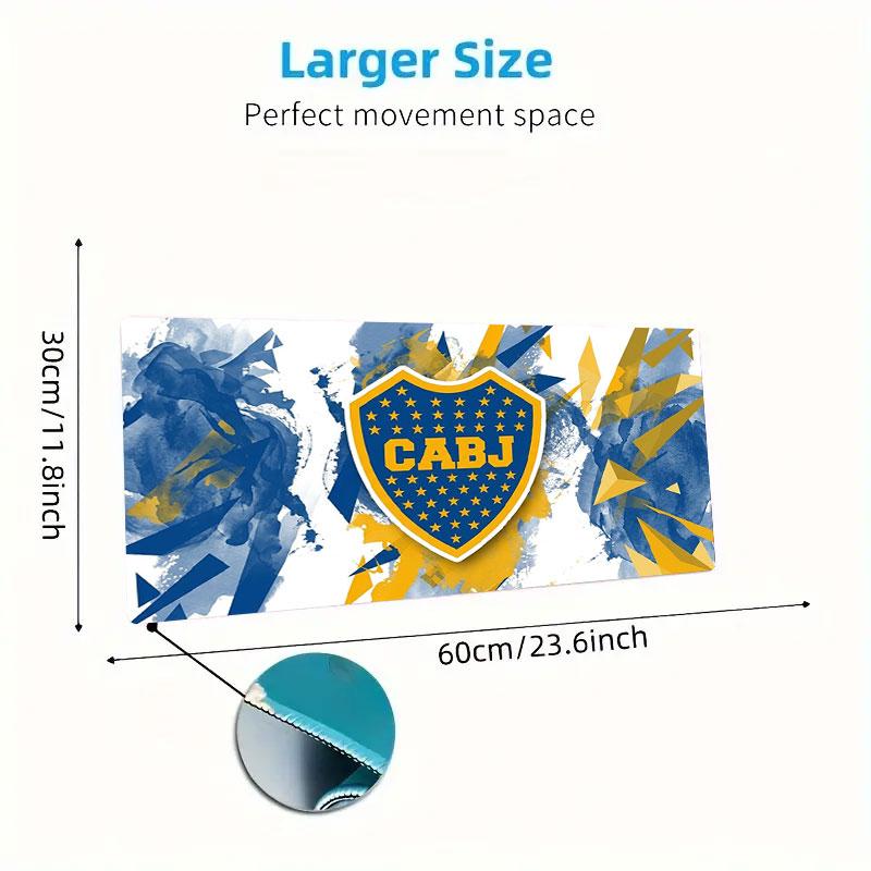 Boca Juniors Large Size Mouse Pad Large Gaming Table Cushion Non-slip Laptop Tablet Big Mousepad XXL Mat Mini PC Playmat With Lock edge