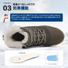 Ulogu Lightweight Snow Warm Fleece Thick 5cm Short Boots for Outdoor Winter Everyday Size Women's Boots, Waterproof, Non-Slip, Lining, Sole,