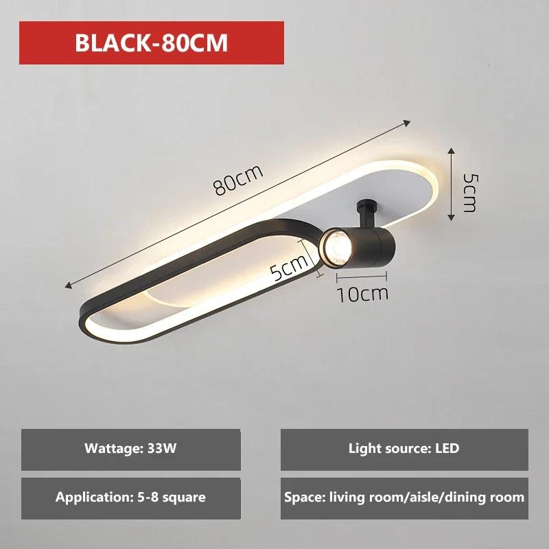 Modern LED Aisle Ceiling Lamp With Spotlight For Living Room Kitchen Bedroom Chandeliers Home Decor Indoor Light fixture lustre