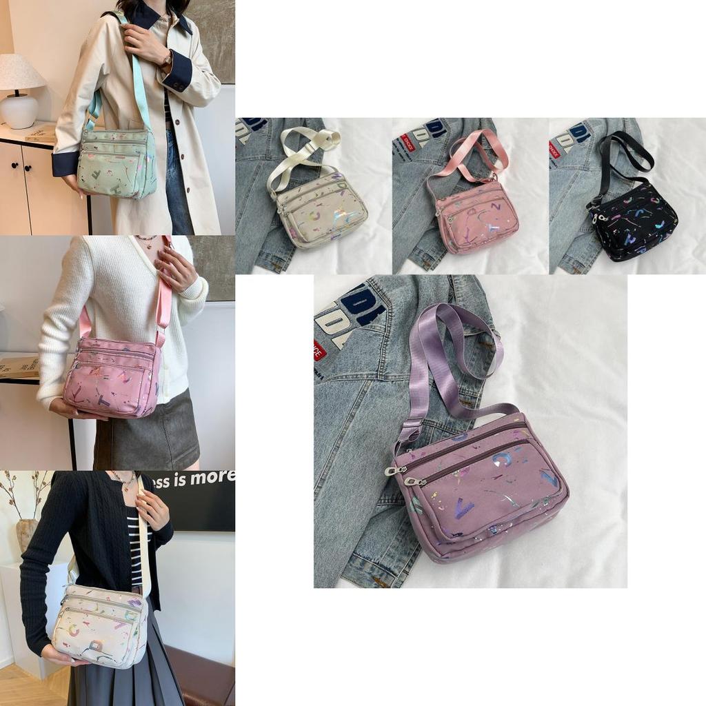 Fashionable Casual Crossbody Shoulder Bag With Soft Canvas Material For Women