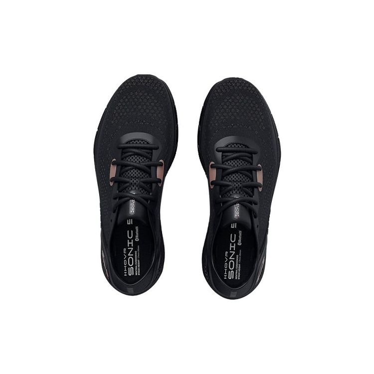 Under Armour HOVR Sonic 5 Comfortable Fashionable Fabric Low-Top Casual Running Shoes Women sneaker Black 3025659-002