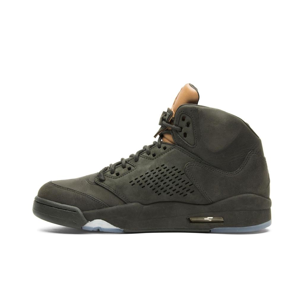 Air Jordan 5 Retro Premium 'Take Flight' (Unisexe) Sequoia / Or Métallique-Tan Vachetta-Sequoia Chaussures de Basketball Vintage 881432 305